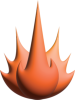 Illustration graphic of fire png