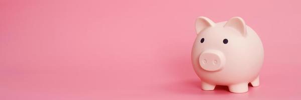 white piggy bank for saving money photo