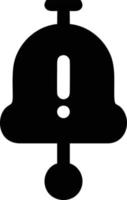 Bell notification icon symbol vector image. Illustration of the alarm alert symbol in EPS 10