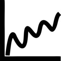 Graphic chart symbol icon vector