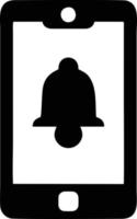 Bell notification icon symbol vector image. Illustration of the alarm alert symbol in EPS 10