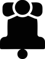 Bell notification icon symbol vector image. Illustration of the alarm alert symbol in EPS 10