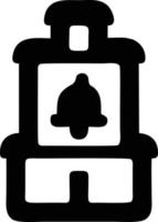 Bell notification icon symbol vector image. Illustration of the alarm alert symbol in EPS 10