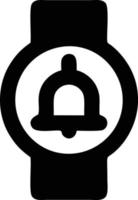 Bell notification icon symbol vector image. Illustration of the alarm alert symbol in EPS 10