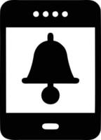 Bell notification icon symbol vector image. Illustration of the alarm alert symbol in EPS 10