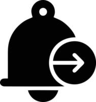 Bell notification icon symbol vector image. Illustration of the alarm alert symbol in EPS 10