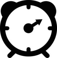 Alarm clock, timer, icon symbol. vector