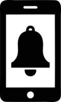 Bell notification icon symbol vector image. Illustration of the alarm alert symbol in EPS 10