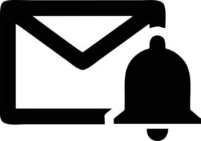 Bell notification icon symbol vector image. Illustration of the alarm alert symbol in EPS 10