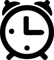 Alarm clock, timer icon symbol. vector