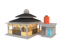 3d ilustración de Ramadán y eid mezquita png