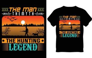 Hunting T-Shirt Design vector