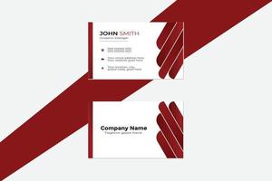 Simple creative corporate card design vector