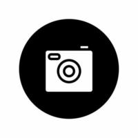 Photo camera icon simple vector illustration.