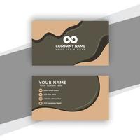 Professional Simple Creative Modern Business Card vector