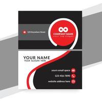 Professional Simple Creative Modern Business Card vector