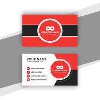 Professional Simple Creative Modern Business Card vector