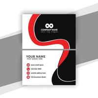 Professional Simple Creative Modern Business Card vector