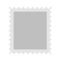 Square postage stamp frame png