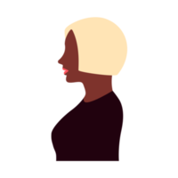 schwarz Frau Charakter png