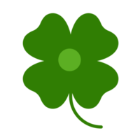 verde trébol flor png