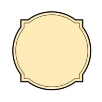 round luxury frame  element png