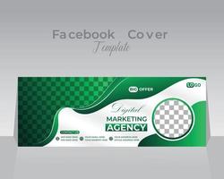 Facebook Cover Design Template vector