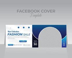 Facebook Cover Design Template vector