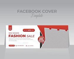 Facebook Cover Design Template vector