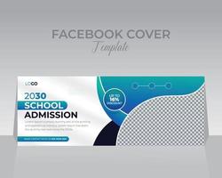 plantilla de diseño de portada de facebook vector