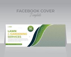 Facebook Cover Design Template vector