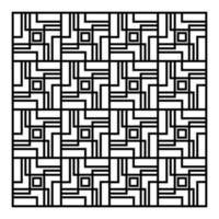 abstract black line pattern vector