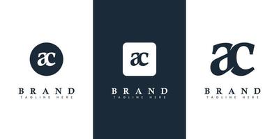Modern and simple Lowercase AC Letter Logo, suitable for any business with AC or CA initials. vector