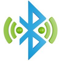 3d ícone ilustração Bluetooth transmissor png