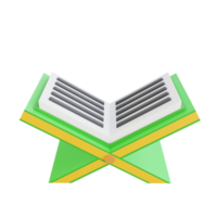 3d Rendern lesen al Koran Ramadan Symbol png