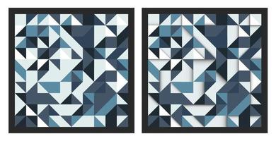 Abstract Bauhaus geometric background with triangles. Vector design.