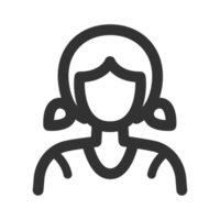 Mädchen-Avatar-Symbol png