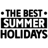 the best summer holidays vector