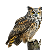 sage hibou oiseau de proie png