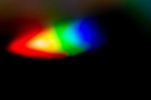 Abstract blur multicolored holographic rainbow for overlay background photo