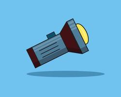 Vector Illustration of a Torch Light