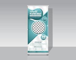 Sports Roll Up Banner vector