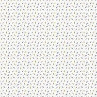 Seamless pattern with blue and yellow ice cream cones on a white background. vector