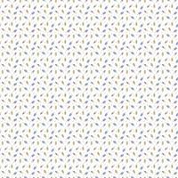 Seamless pattern with blue and yellow ice cream cones on a white background. vector