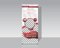 Fashion Roll Up Banner vector