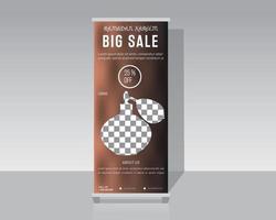 Fashion Roll Up Banner vector