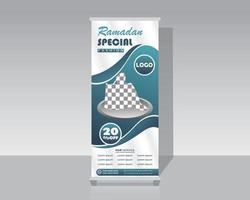 Fashion Roll Up Banner vector