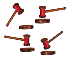 set auction court hammer png