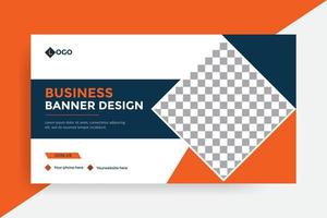 Facebook post design social media web banner template design. vector