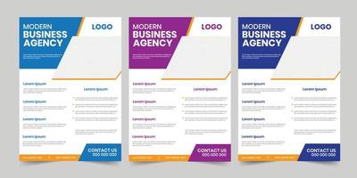 Corporate business agency graphic leaflet or annual cover booklet design template vector